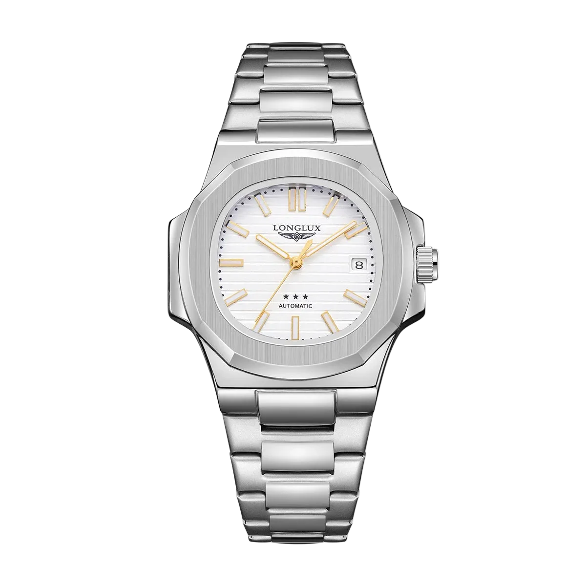 Men Automatic Watch Business Date Mechanical Watches Waterproof Stainless Steel Luminous Luxury Mens Watch Boyfriend Gift