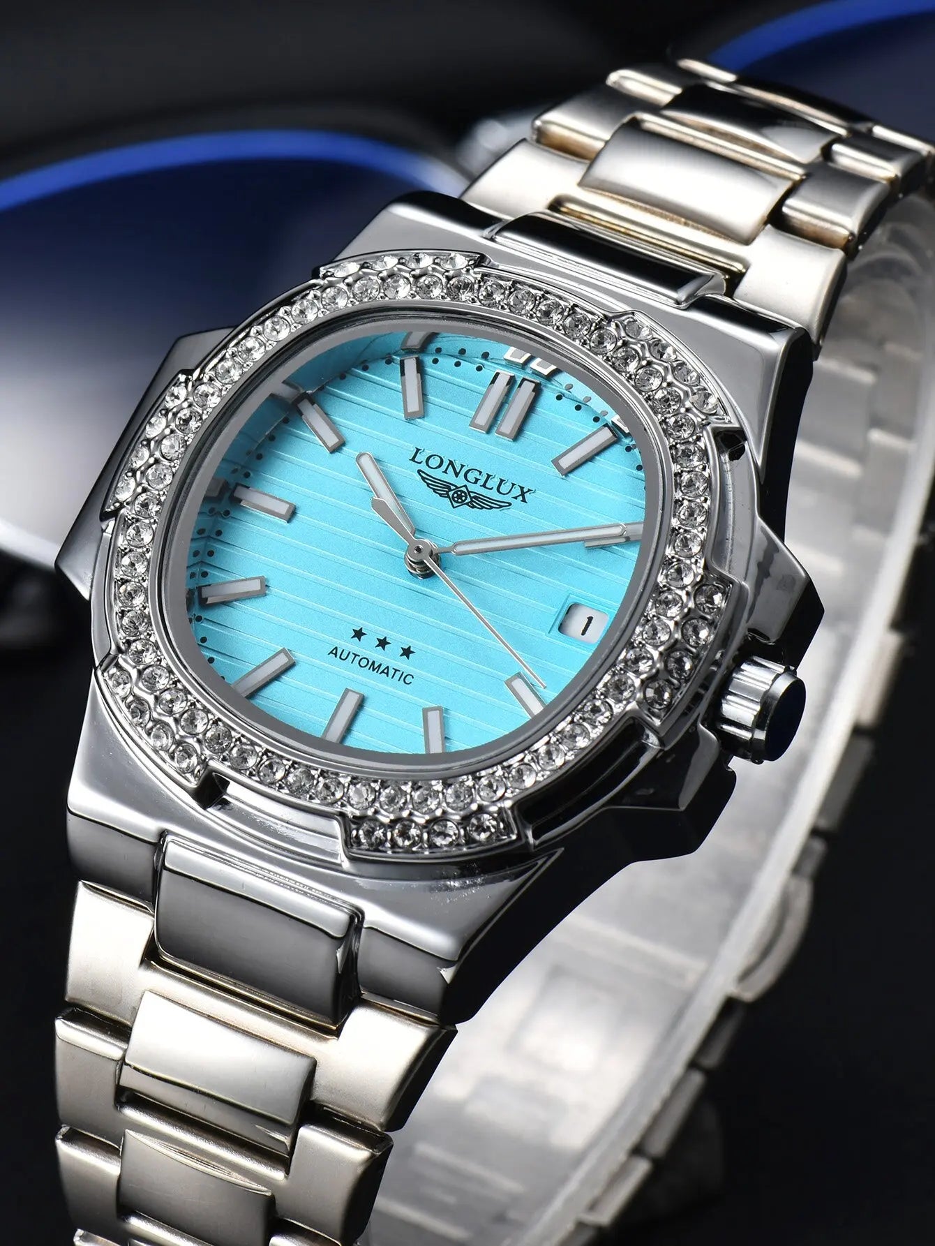 Automatic Man Watch Diamond Watch Luxury Stainless Steel Wholesale Mechanical Watches Day Date Waterproof Man Watch